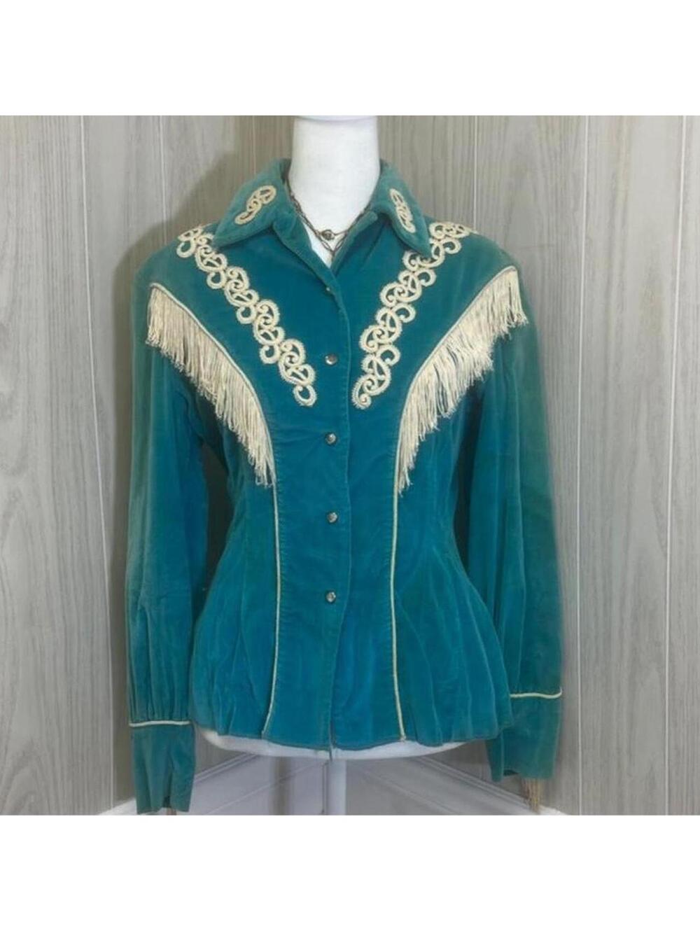 Original 1950s Ranch Maid Western wear gabardine as-is.